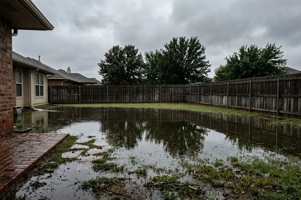 OKC French Drains project 1