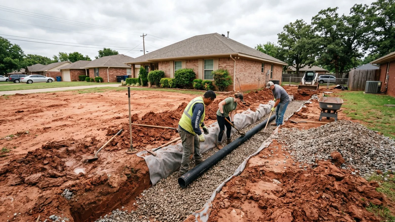 Drainage services in Oklahoma City, Oklahoma