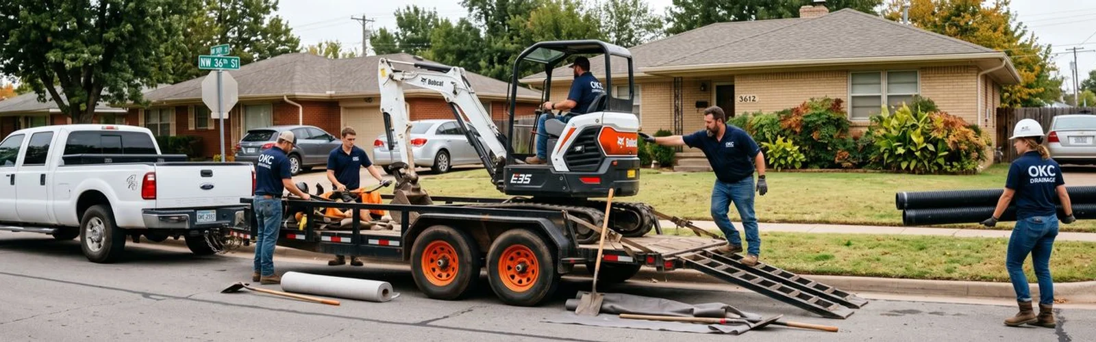 OKC French Drains crew